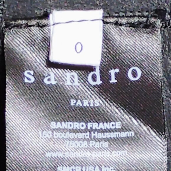 BRAND: Sandro Sheepskin Shearling Coat - SIZE: 0 - Picture 7 of 16
